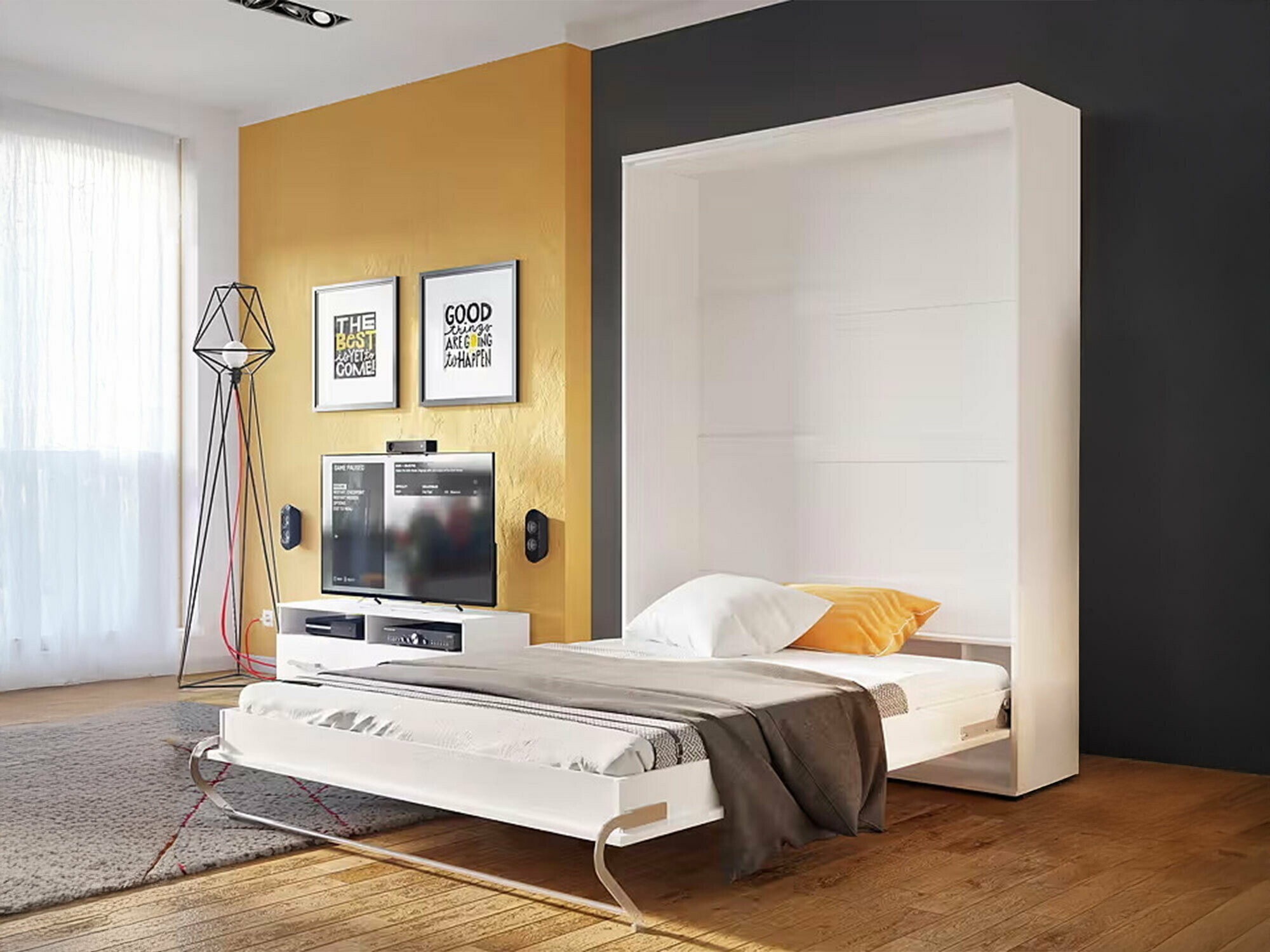 Sienas gulta Concept Pro Lenart III (Balts)