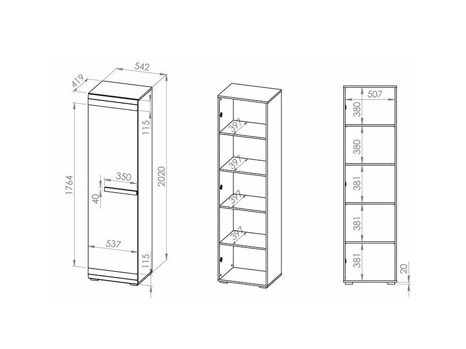 Стеллаж Alcala 103