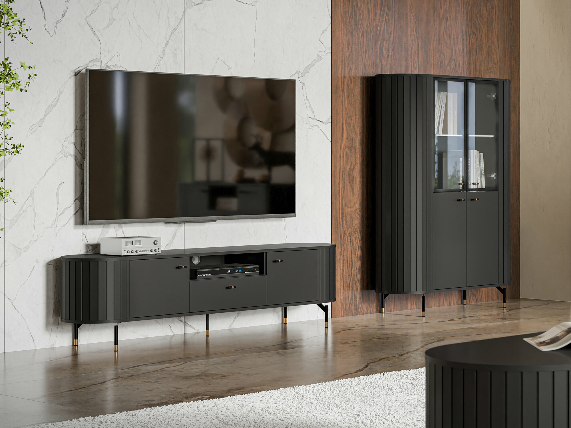 Стеллаж Novmono 100 (Чёрный)