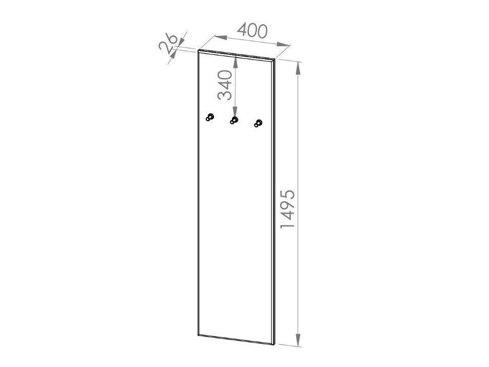 Вешалка Alcala 120
