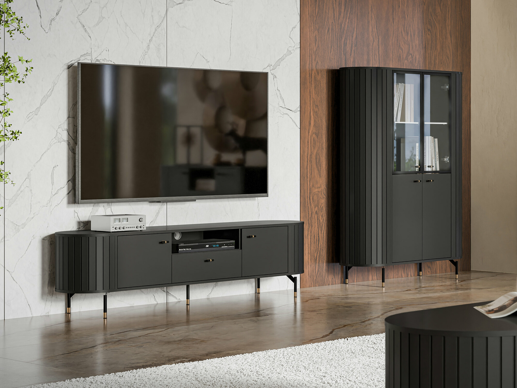 Набор для гостиной Novmono 108 (Чёрный)