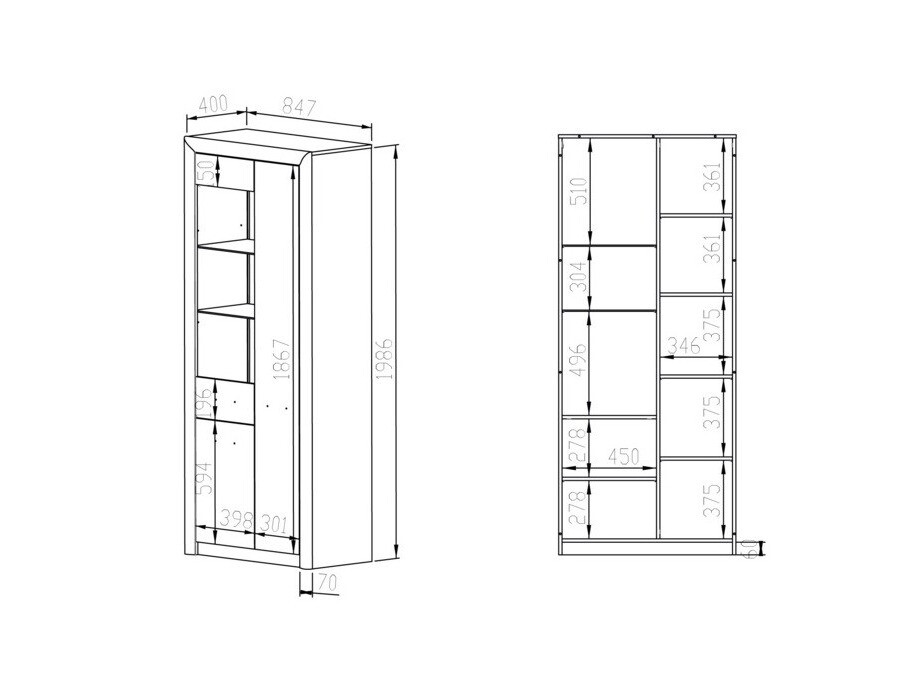 Стеллаж Tivmori 101