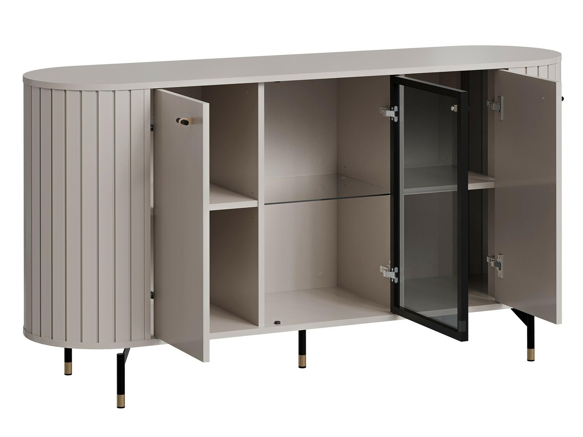 Viesistabas komplekts Novmono 109 (Melns)