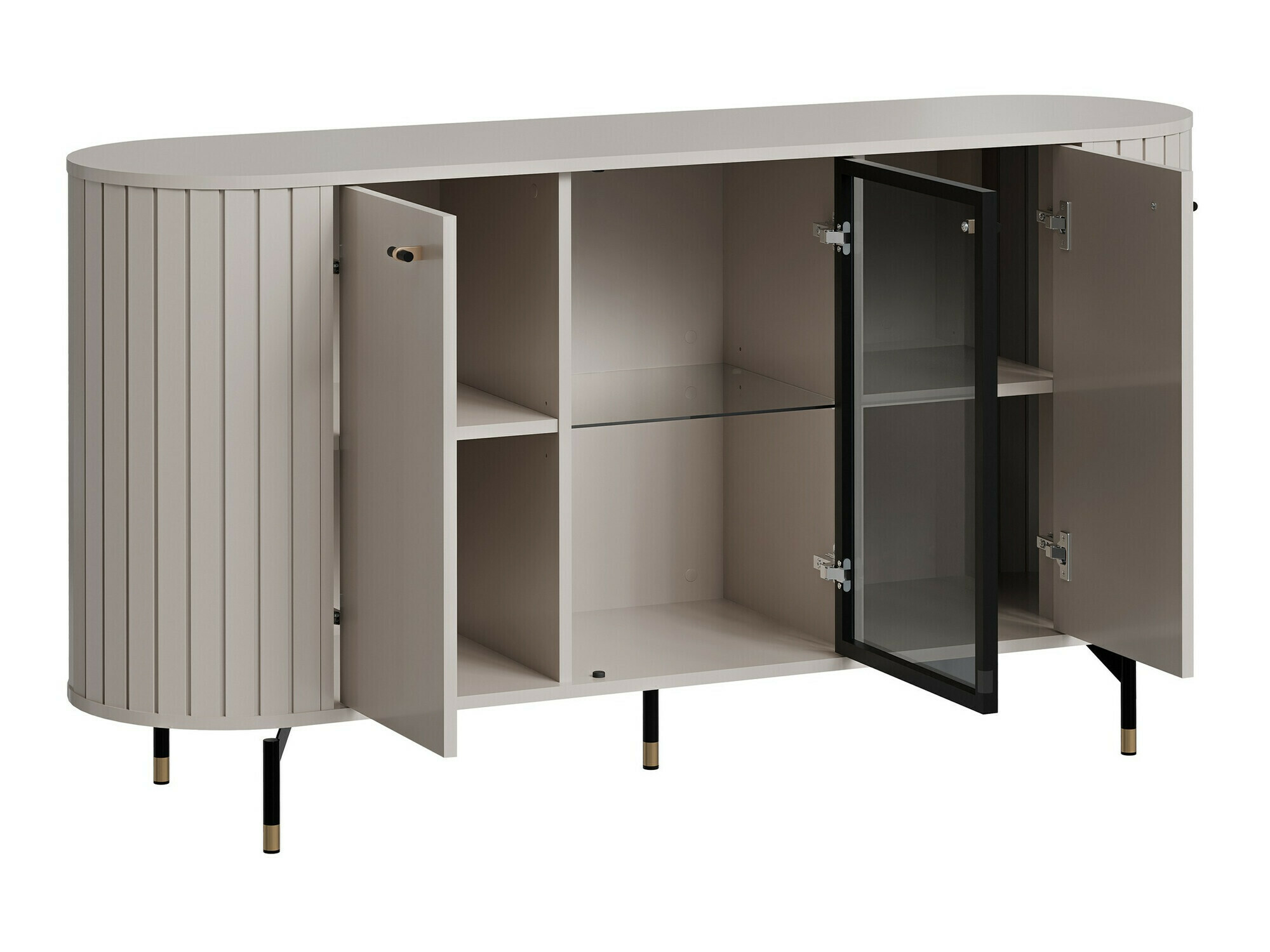 Viesistabas komplekts Novmono 109 (Melns)