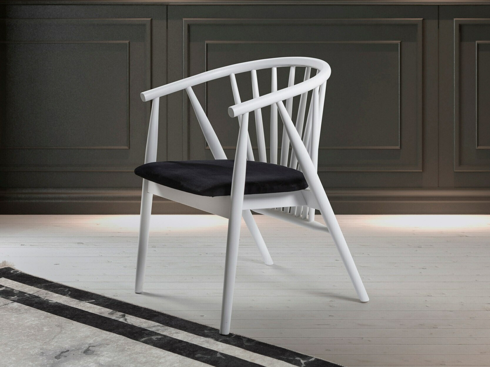 Krēsls Kailua 2258 (Balts + Melns)