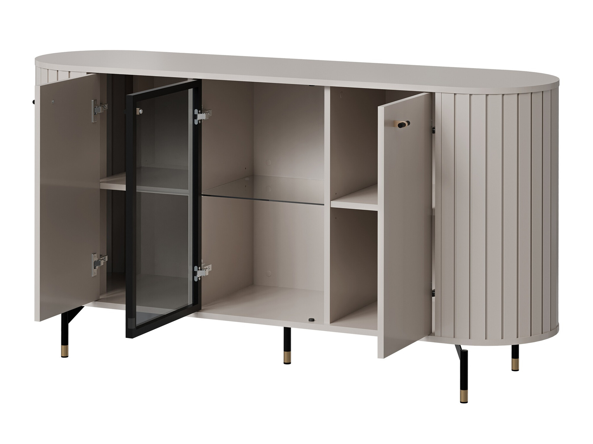 Viesistabas komplekts Novmono 111 (Melns)