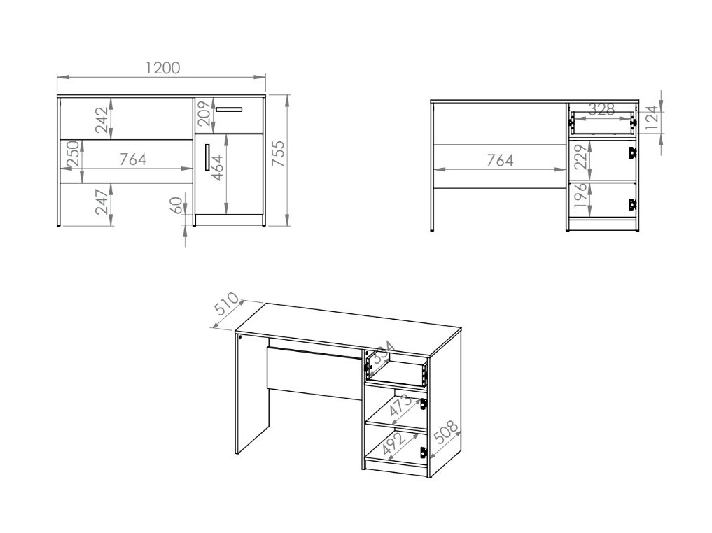 Письменный cтол Nucavu 106