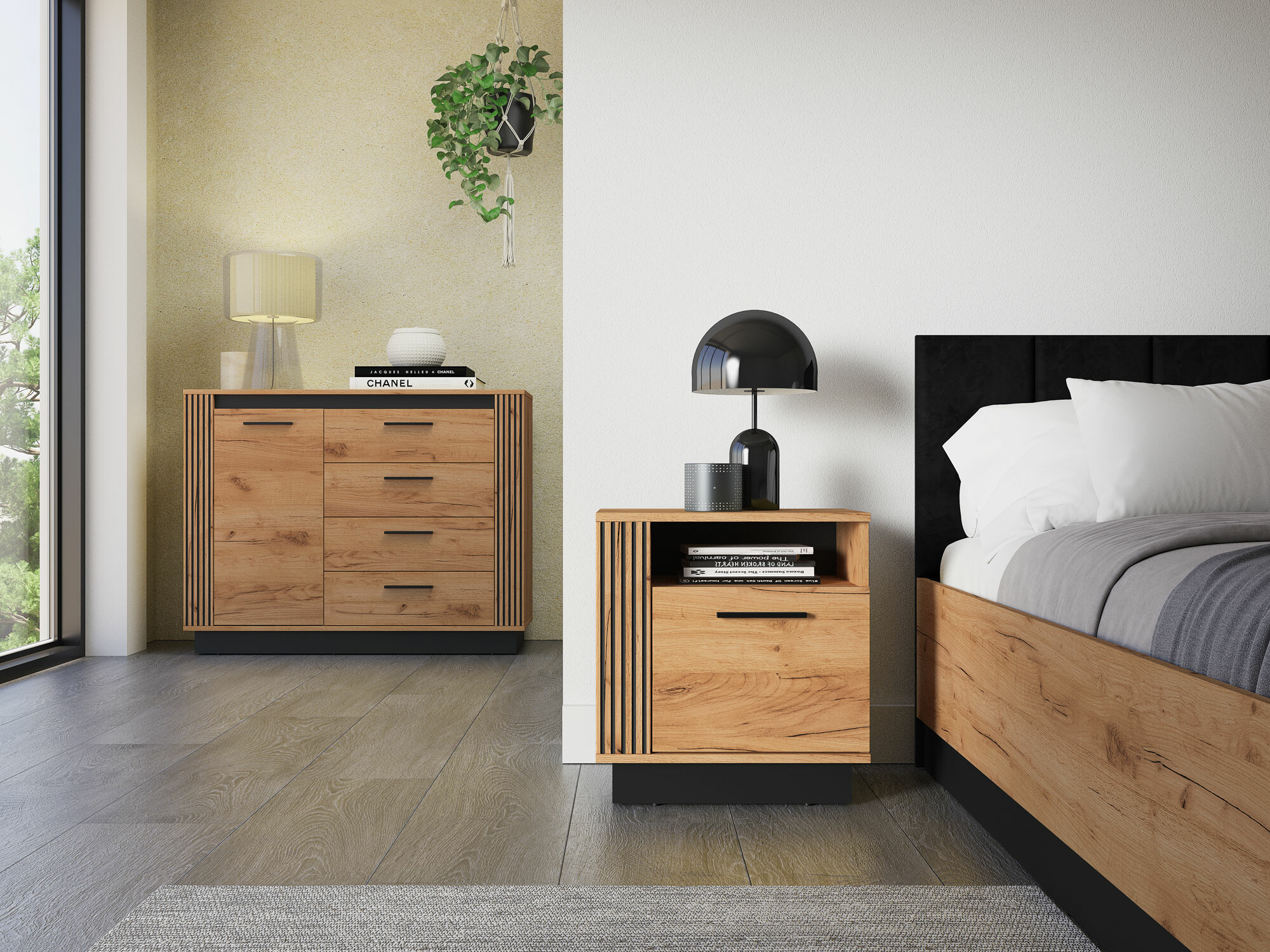 Прикроватная тумбочка Livluo 109