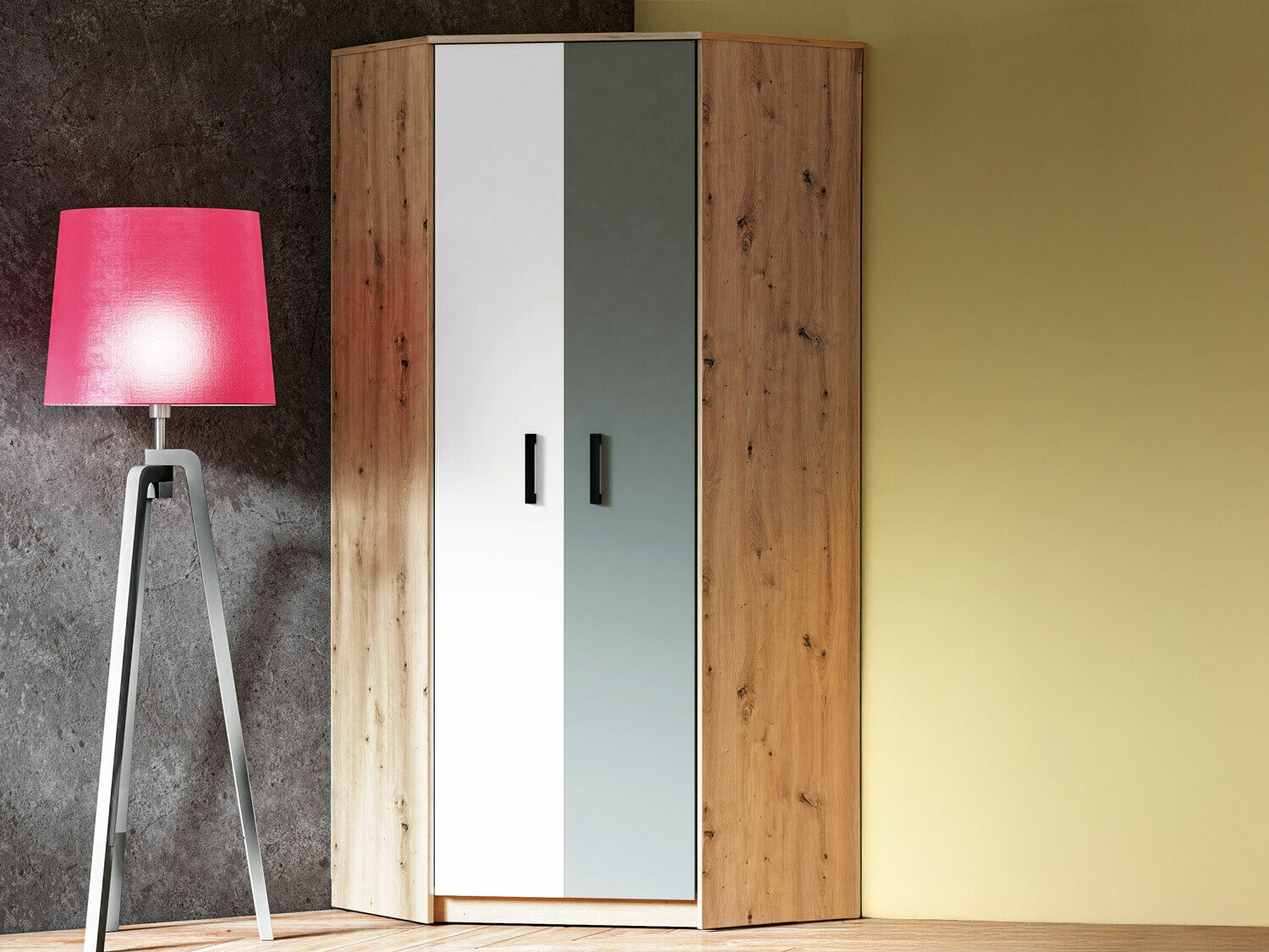 Stūra skapis Nucavu 110