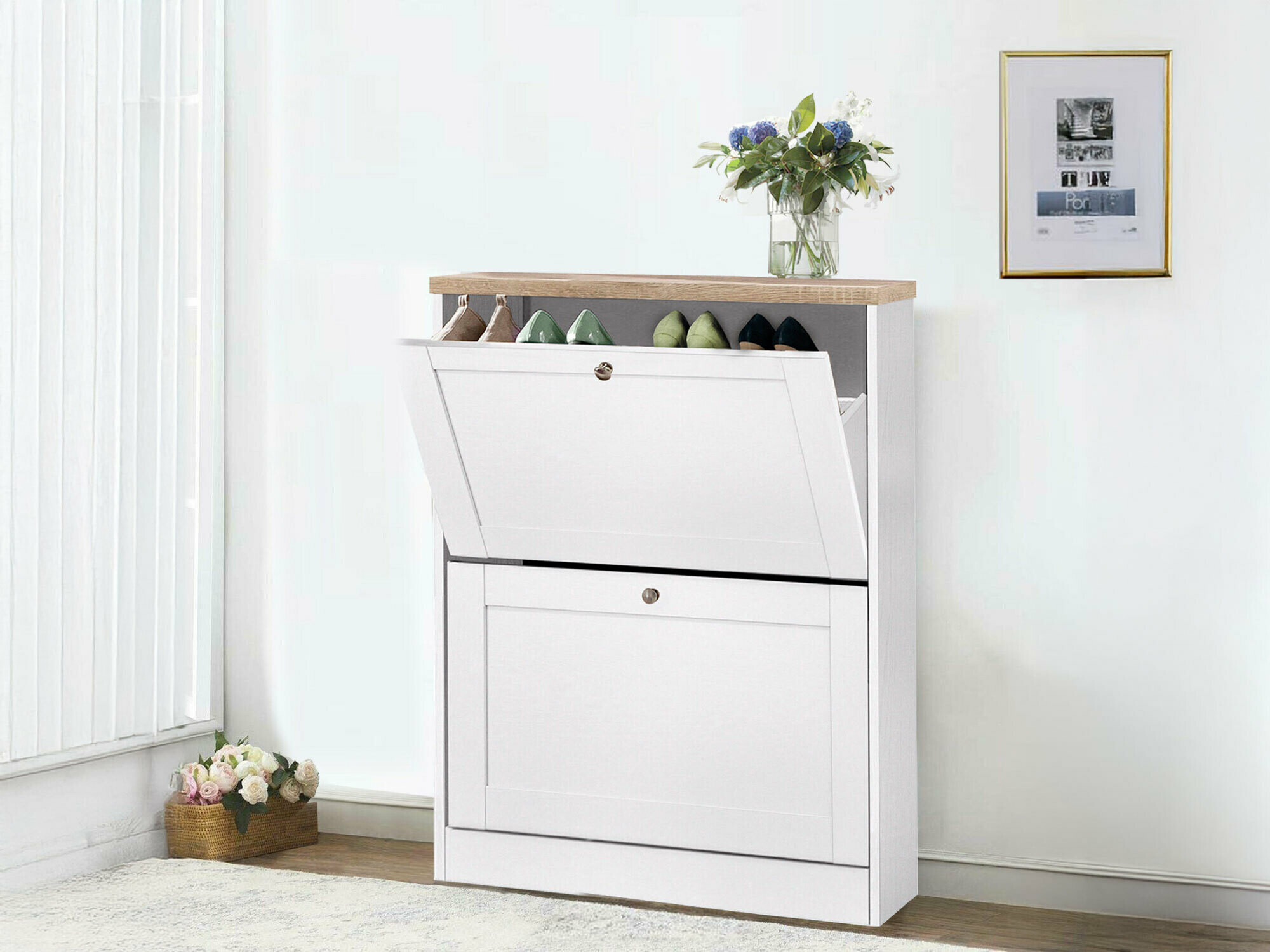 Kurpju kaste Cirtene 100 (Balts + Ozols)