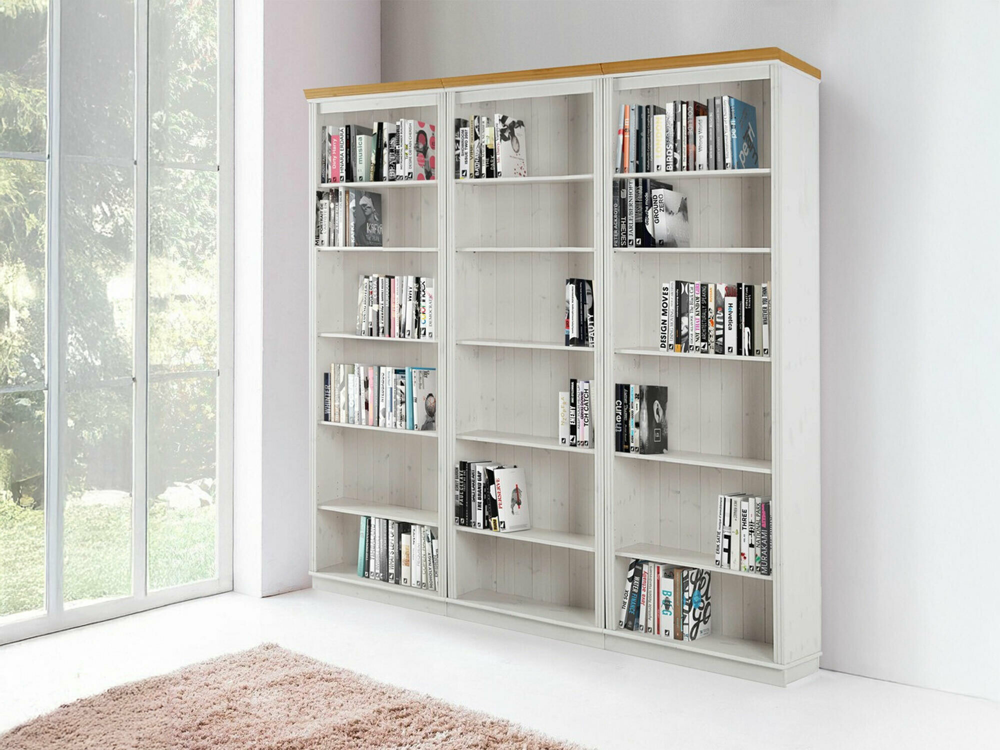 Plauktu komplekts Saltoro 110 (Balts + Medus ozols)