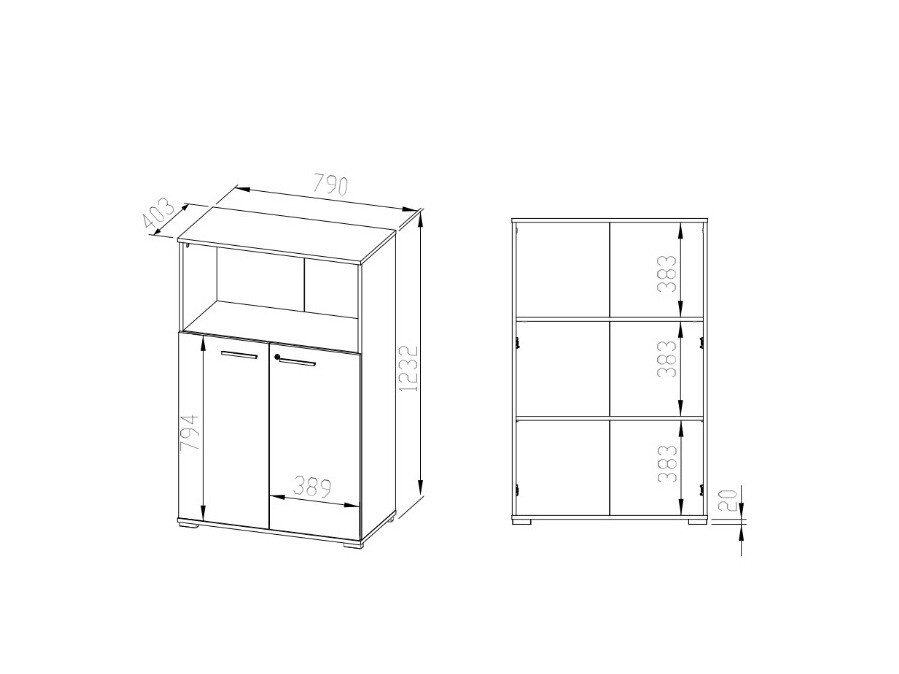 Шкафчик Tolbelo 107