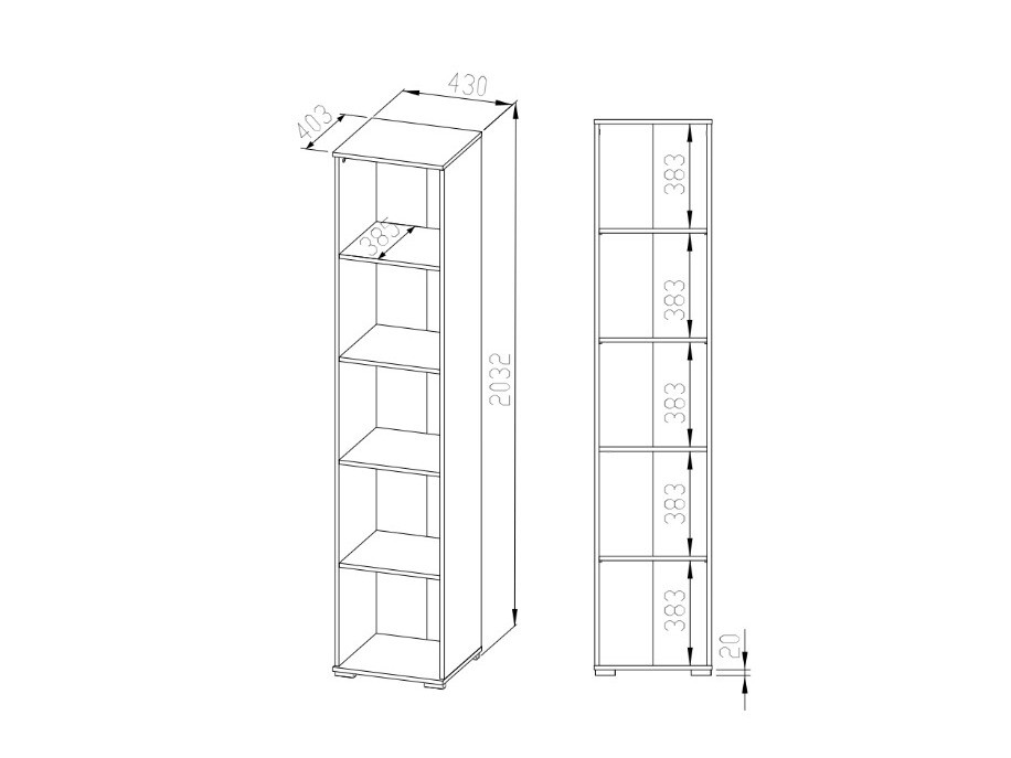 Стеллаж Tolbelo 105