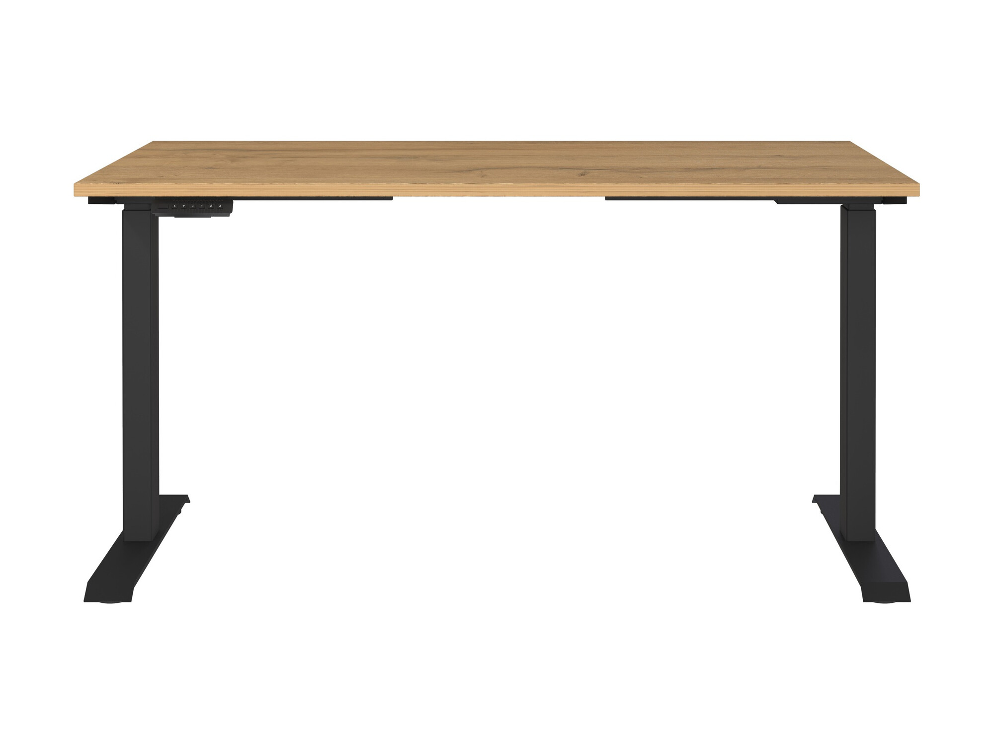 Рабочий стол с регулируемой высотой Eliromo 117 (Внук дуб + Чёрный)