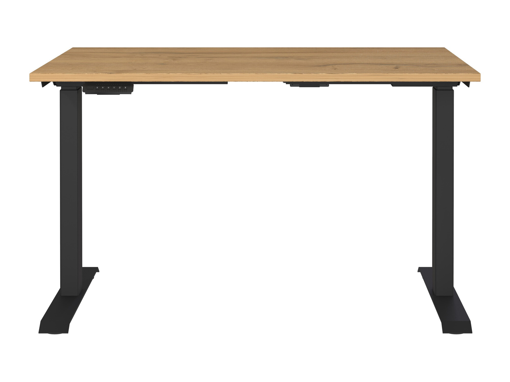 Рабочий стол с регулируемой высотой Eliromo 118 (Внук дуб + Чёрный)