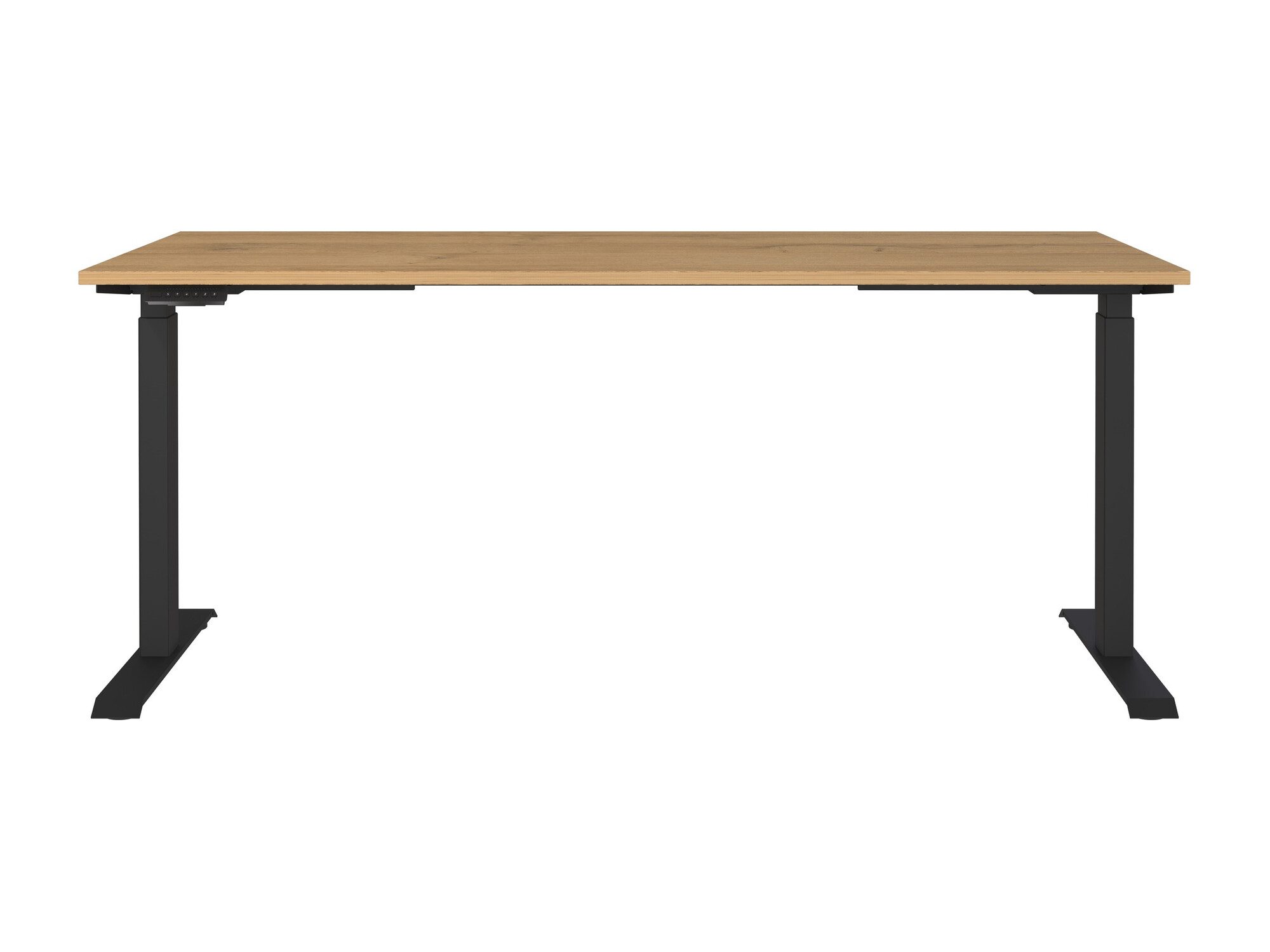 Рабочий стол с регулируемой высотой Eliromo 120 (Внук дуб + Чёрный)