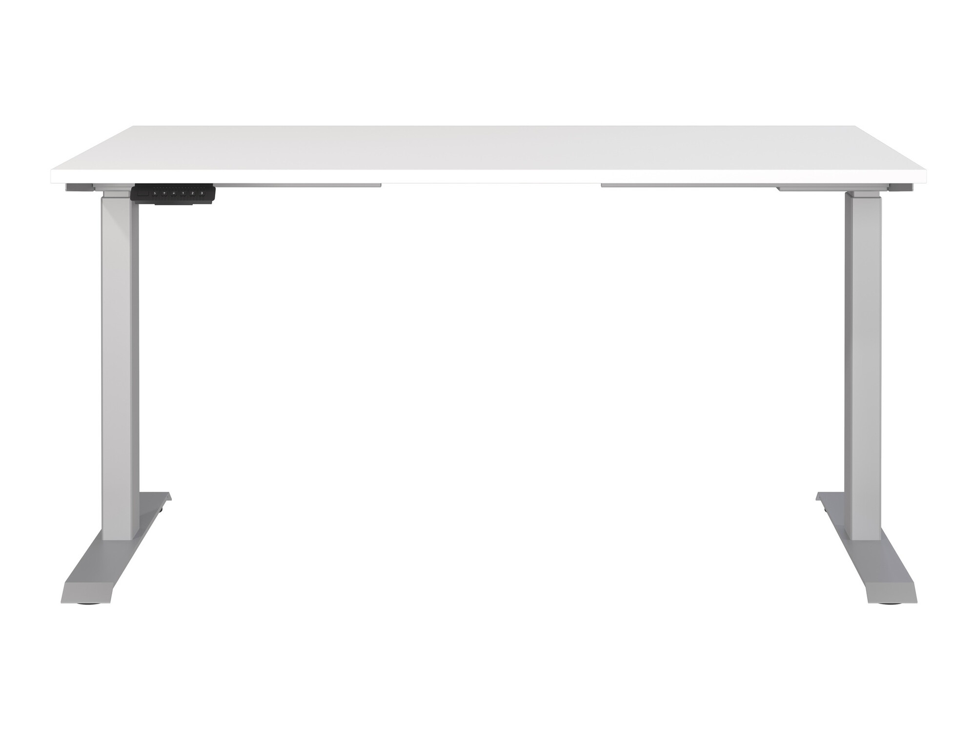 Рабочий стол с регулируемой высотой Sacramento 415 (Белый + Серебряный)