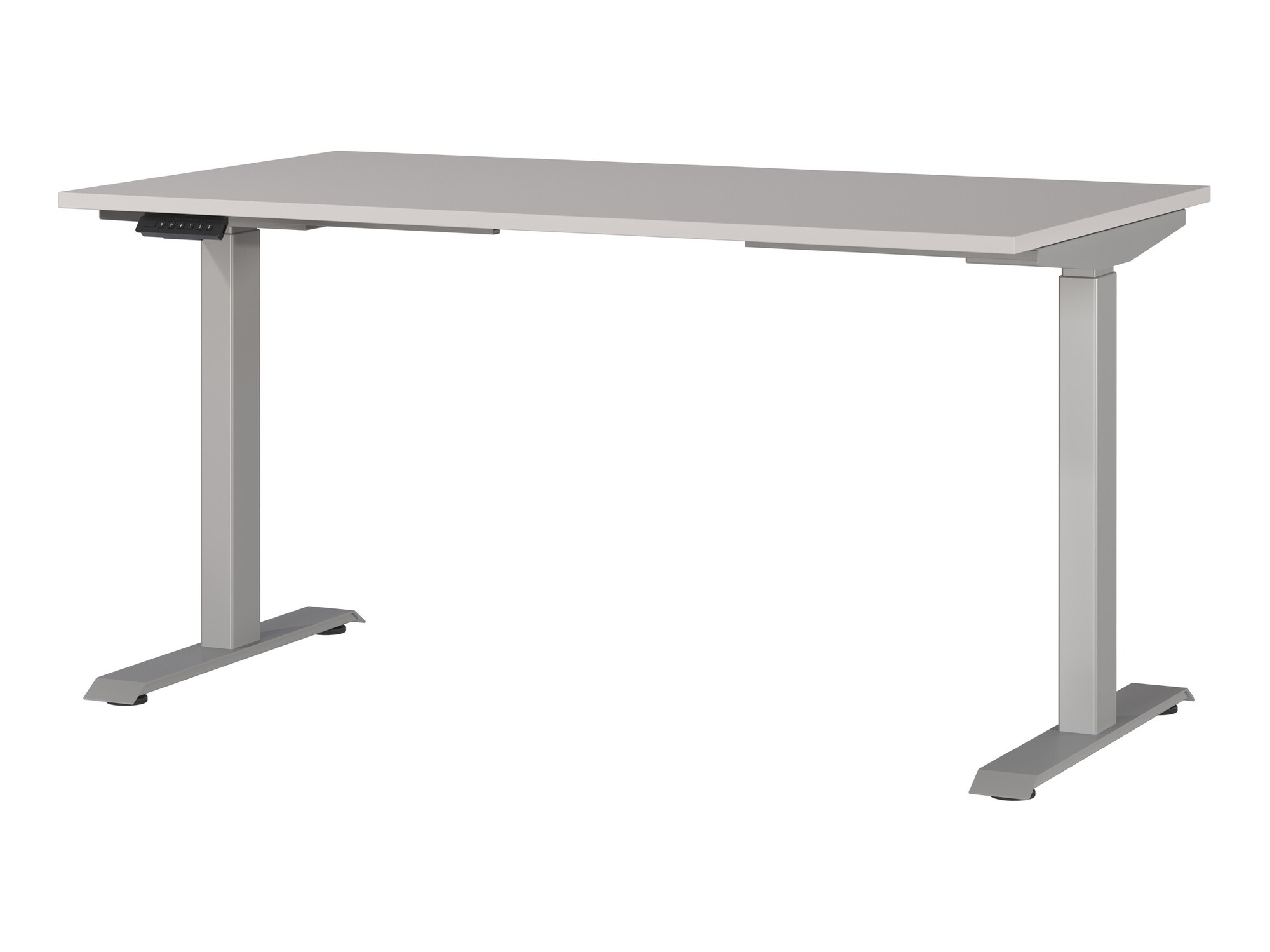 Рабочий стол с регулируемой высотой Sacramento 415 (Серый + Серебряный)