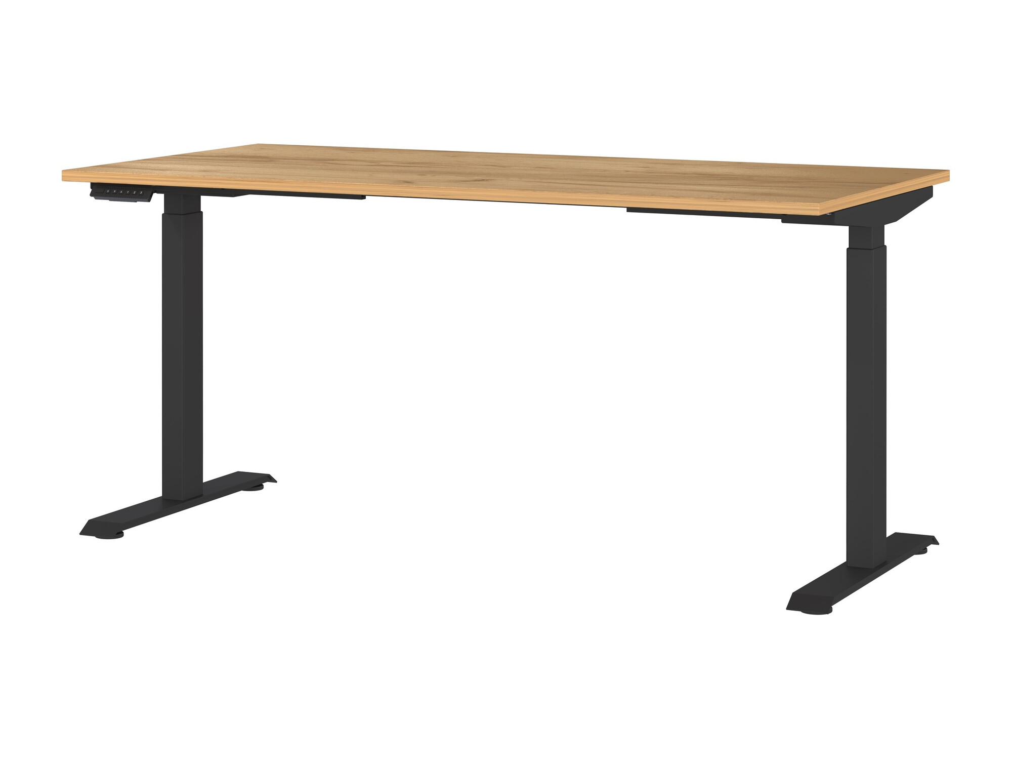 Рабочий стол с регулируемой высотой Sacramento 416 (Navarra дуб + Чёрный)