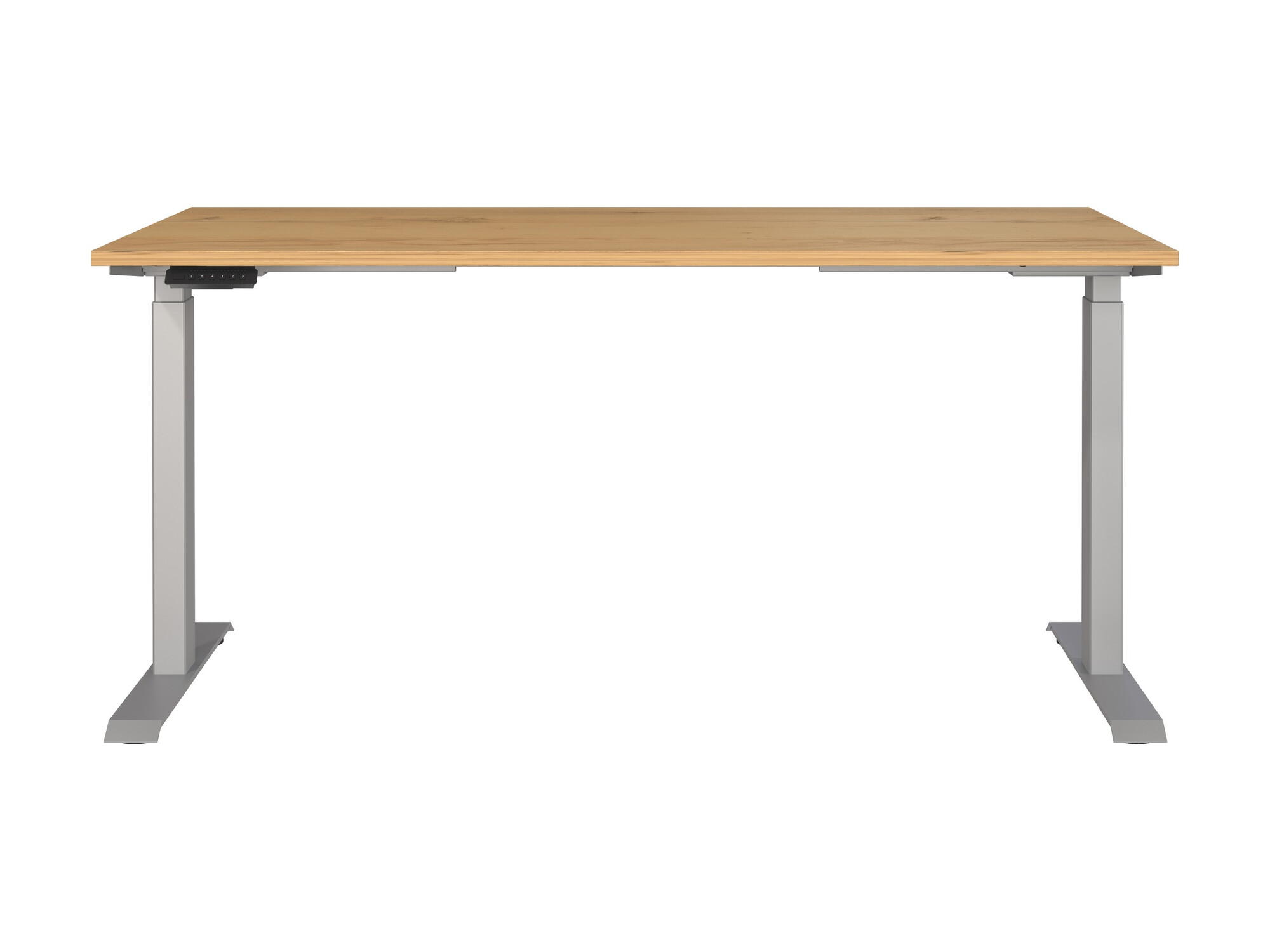 Рабочий стол с регулируемой высотой Sacramento 416 (Navarra дуб + Серебряный)