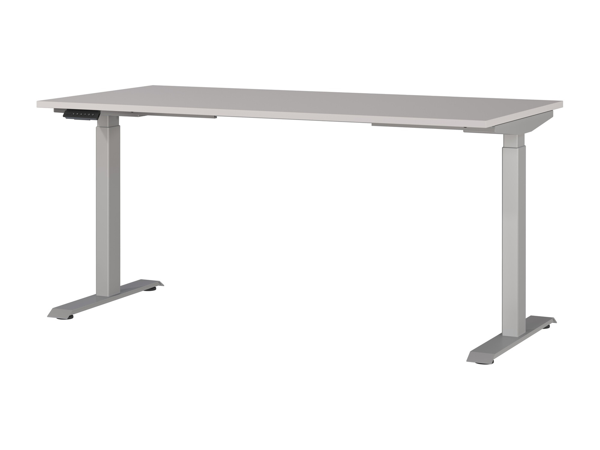Рабочий стол с регулируемой высотой Sacramento 416 (Серый + Серебряный)