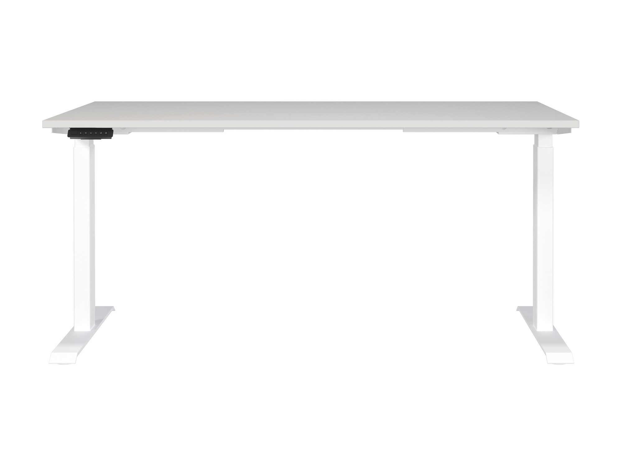 Рабочий стол с регулируемой высотой Sacramento 416 (Светло-серый + Белый)