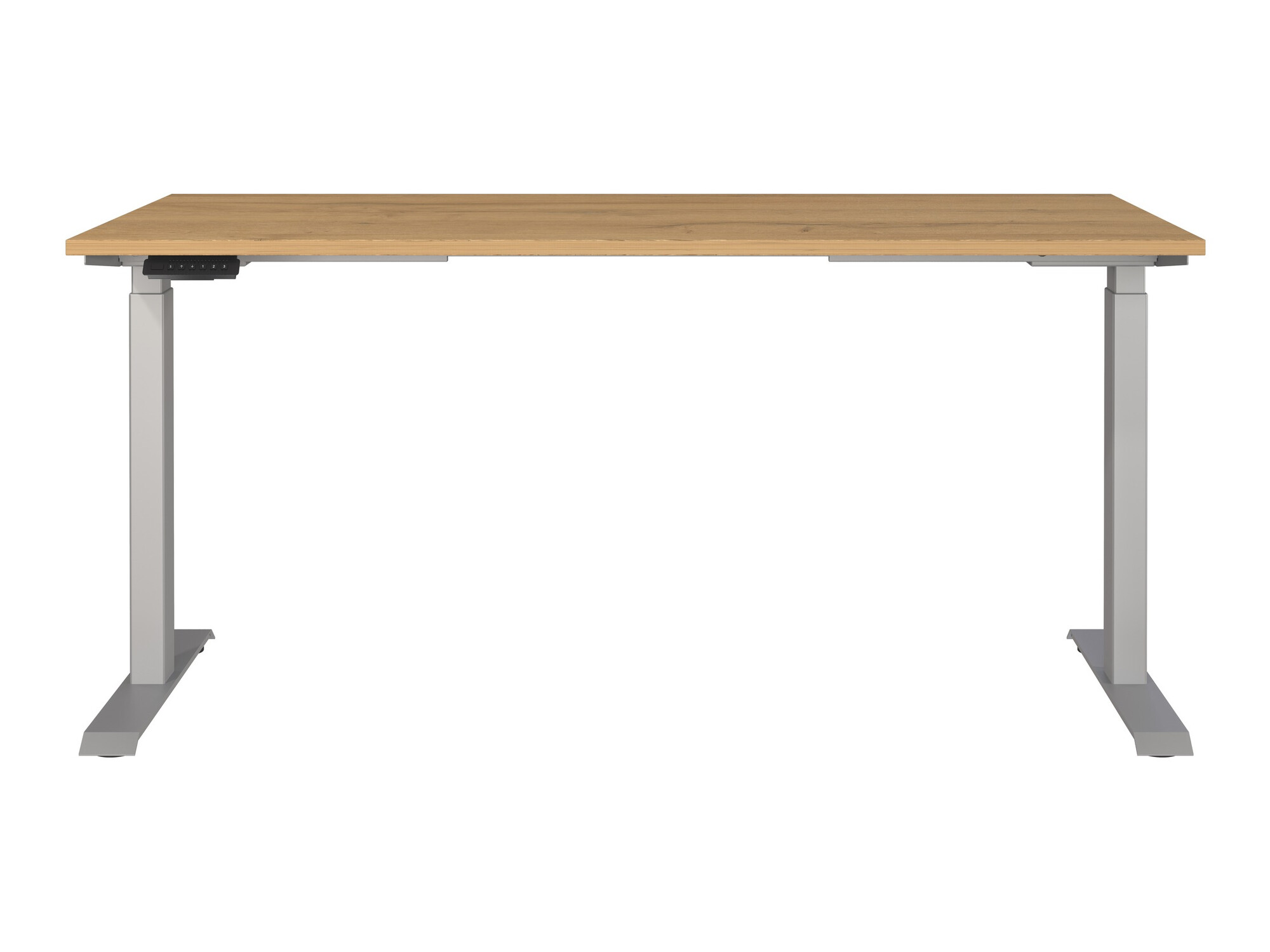 Рабочий стол с регулируемой высотой Sacramento 416 (Внук дуб + Серебряный)