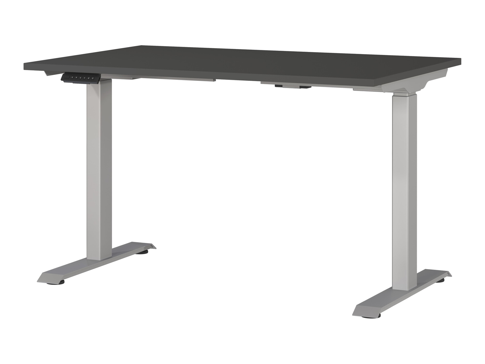 Рабочий стол с регулируемой высотой Sacramento 417 (Графит + Серебряный)