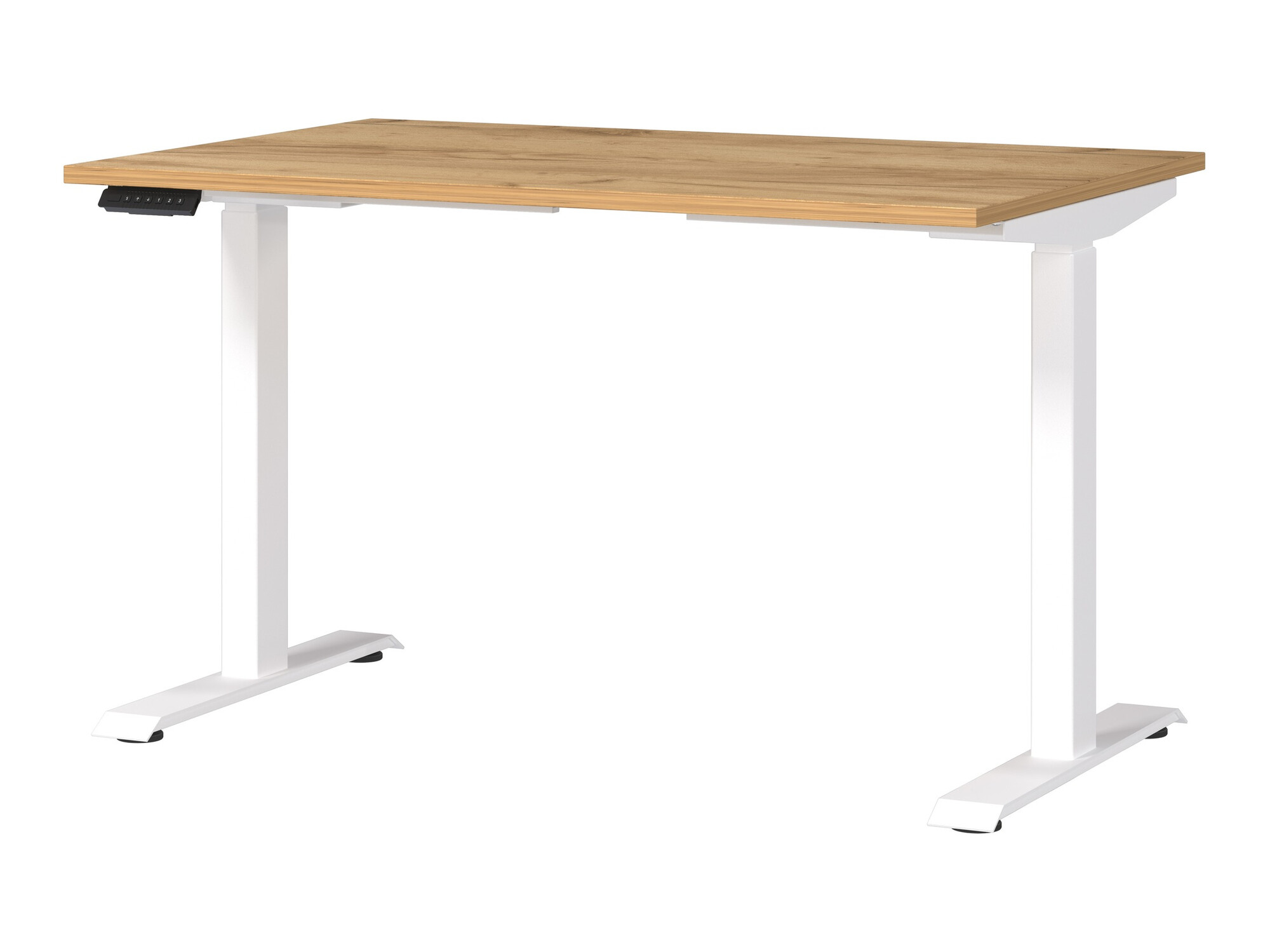 Рабочий стол с регулируемой высотой Sacramento 417 (Navarra дуб + Белый)