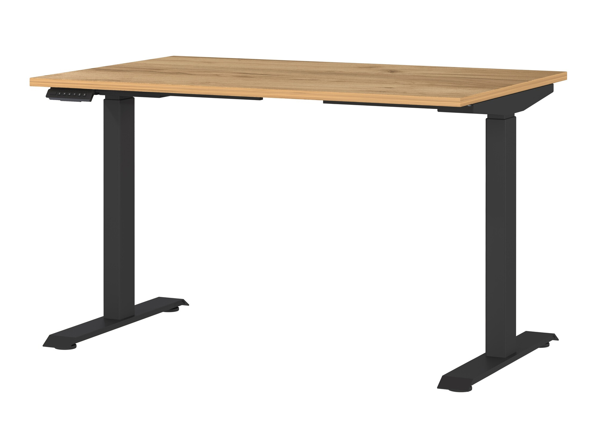 Рабочий стол с регулируемой высотой Sacramento 417 (Navarra дуб + Чёрный)
