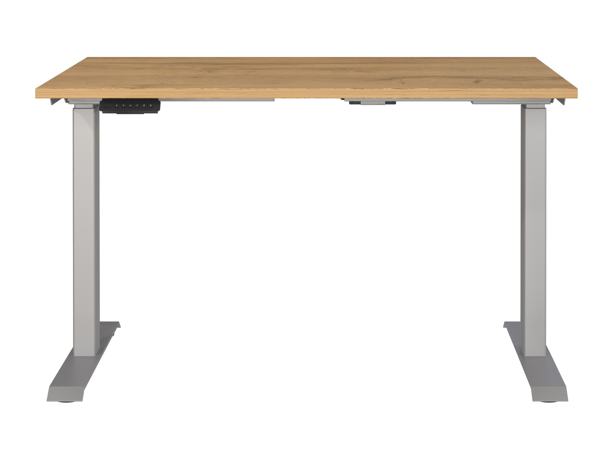 Рабочий стол с регулируемой высотой Sacramento 417 (Внук дуб + Серебряный)