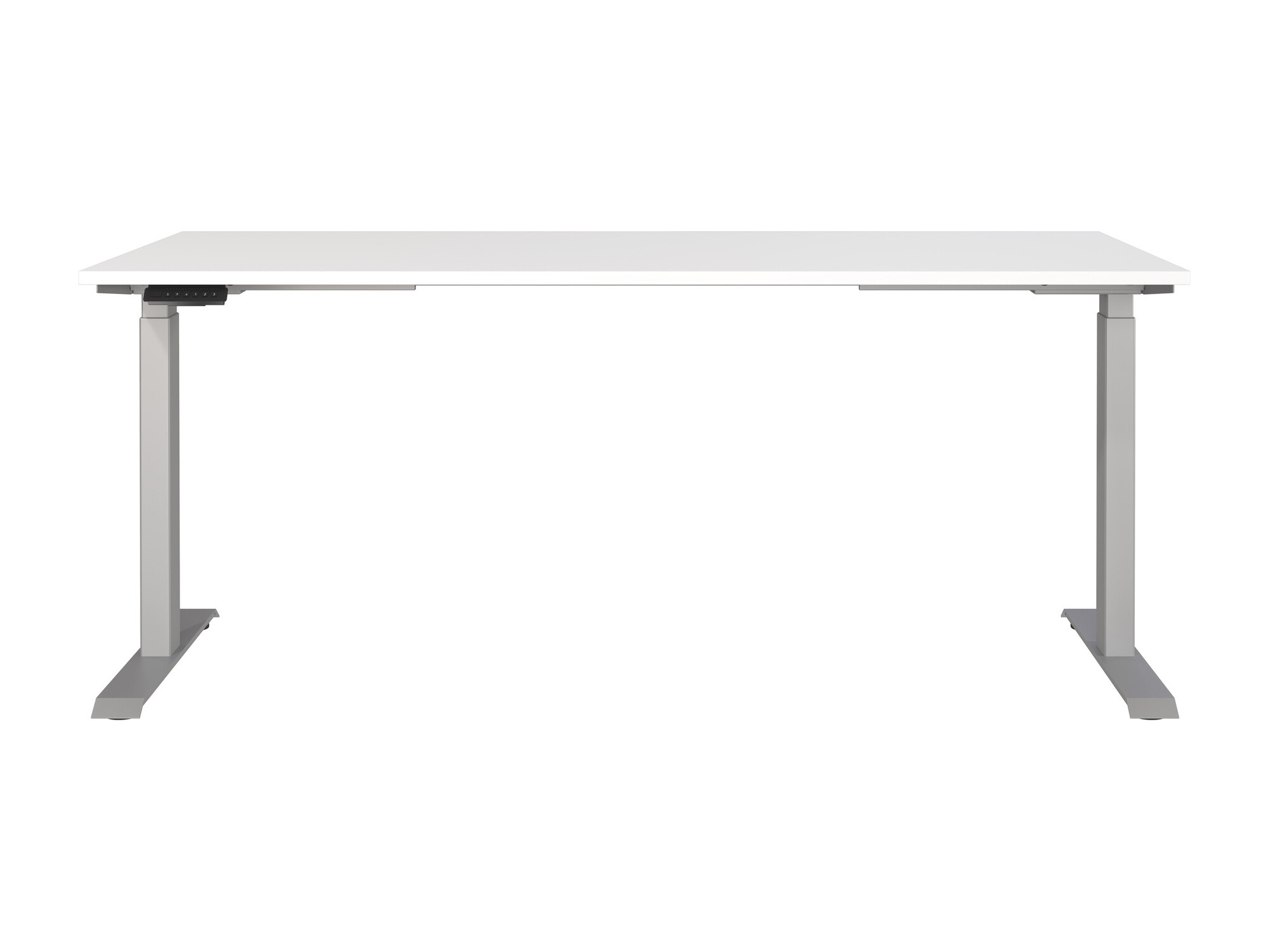 Рабочий стол с регулируемой высотой Sacramento 418 (Белый + Серебряный)