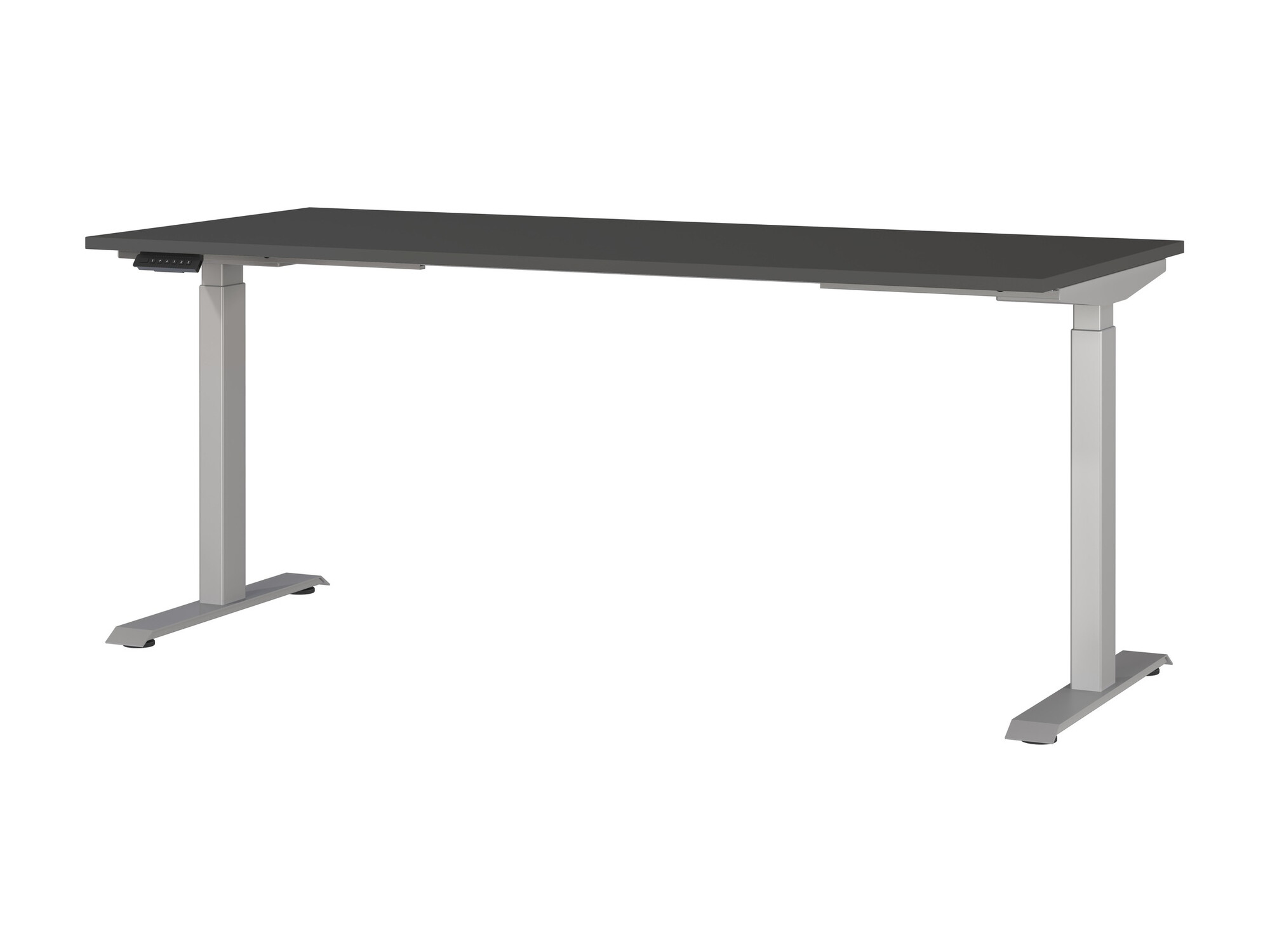 Рабочий стол с регулируемой высотой Sacramento 418 (Графит + Серебряный)