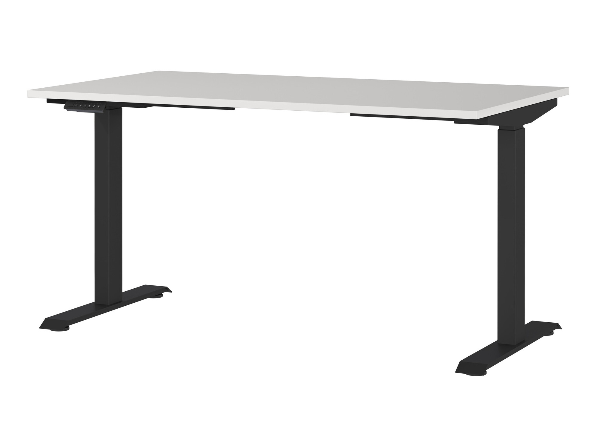 Rakstāmgalds ar regulējamu augstumu Eliromo 117 (Gaiši pelēks + Melns)
