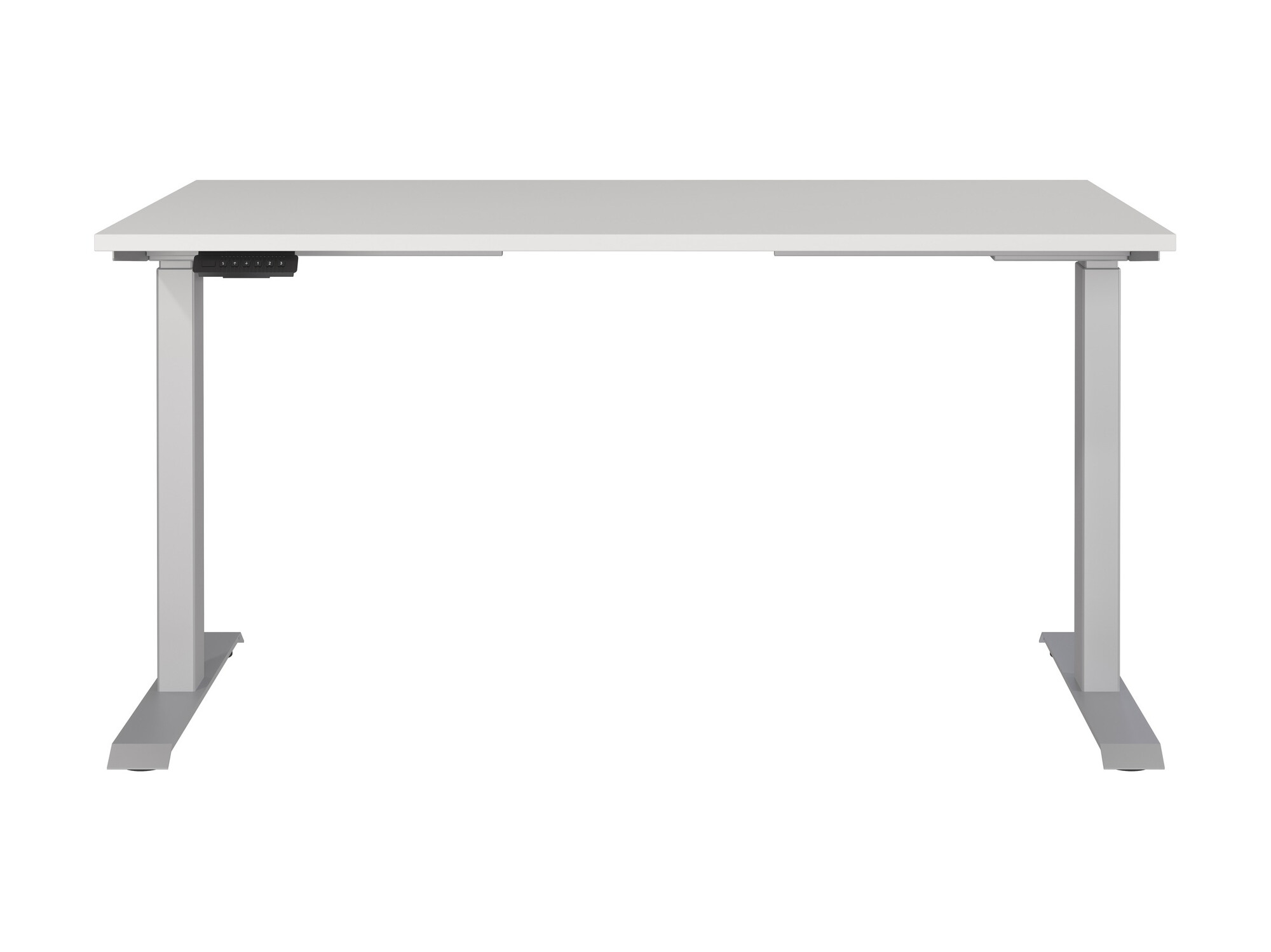 Rakstāmgalds ar regulējamu augstumu Eliromo 117 (Gaiši pelēks + Sudraba)