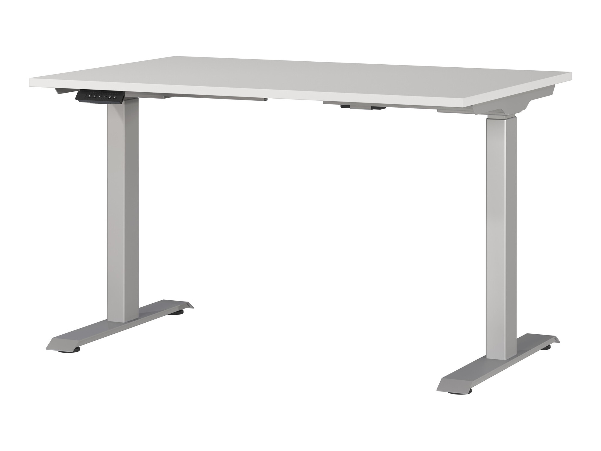 Rakstāmgalds ar regulējamu augstumu Eliromo 118 (Gaiši pelēks + Sudraba)