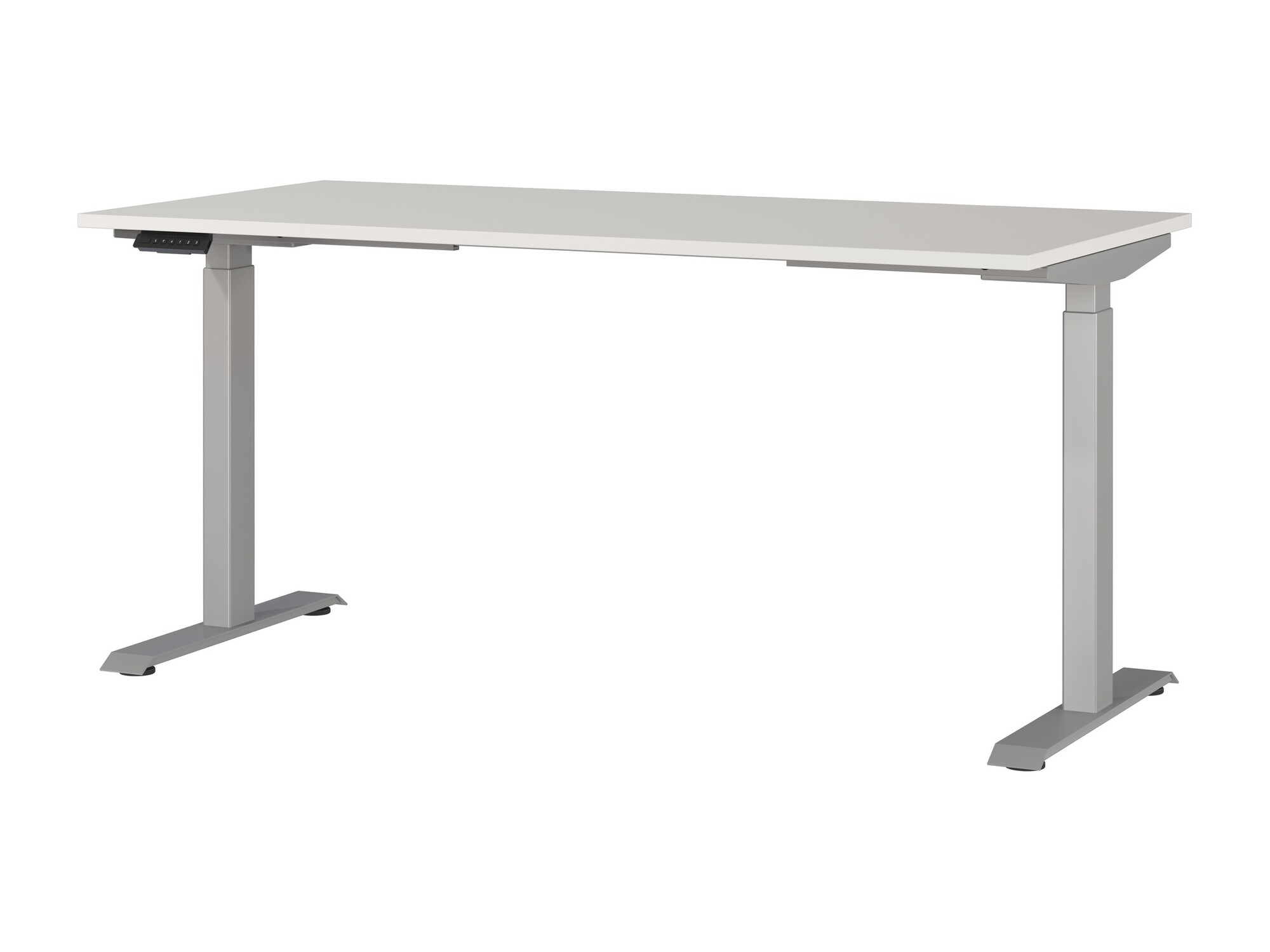 Rakstāmgalds ar regulējamu augstumu Eliromo 119 (Gaiši pelēks + Sudraba)