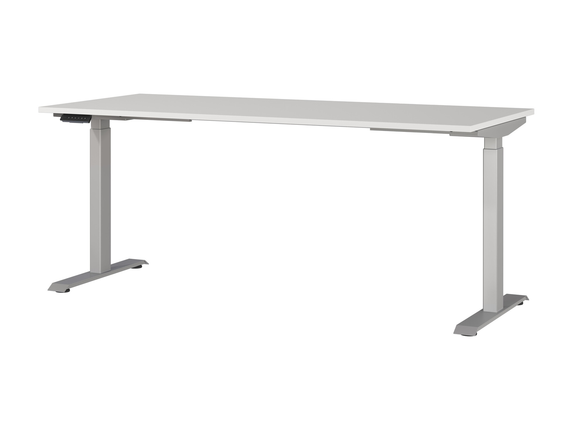 Rakstāmgalds ar regulējamu augstumu Eliromo 120 (Gaiši pelēks + Sudraba)