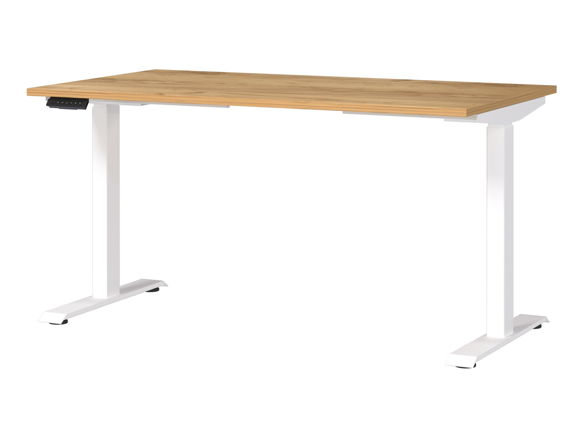 Rakstāmgalds ar regulējamu augstumu Sacramento 415 (Navarra ozols + Balts)