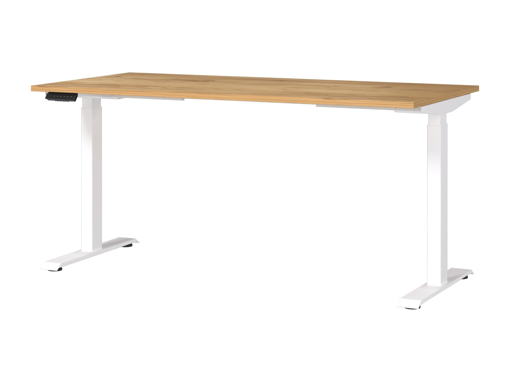 Rakstāmgalds ar regulējamu augstumu Sacramento 416 (Navarra ozols + Balts)
