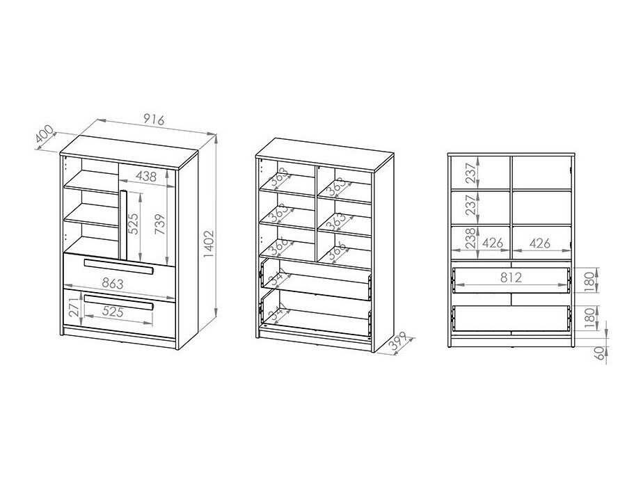 Стеллаж Tivruve 106