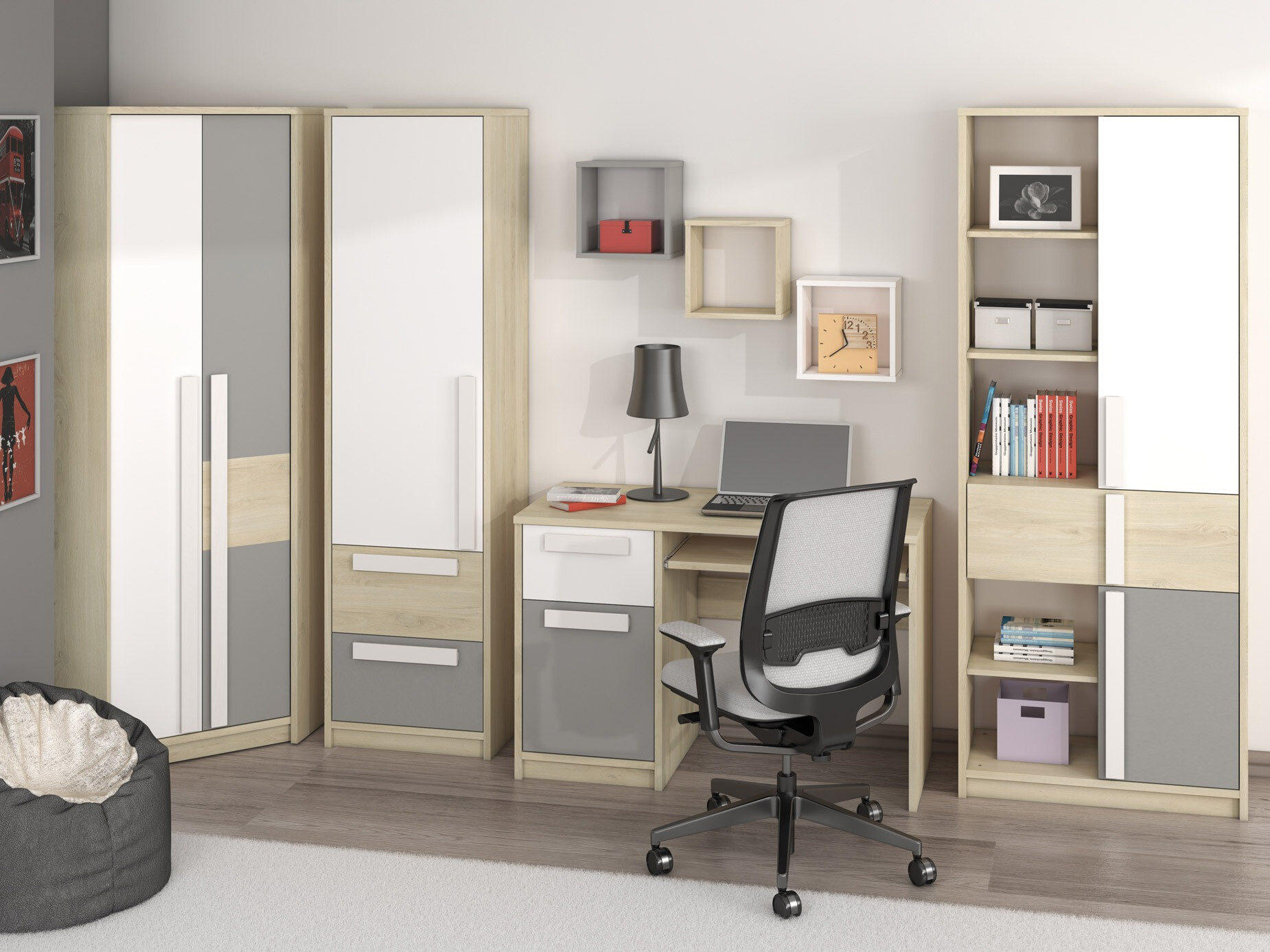 Bērnu istabas komplekts Tivruve 118