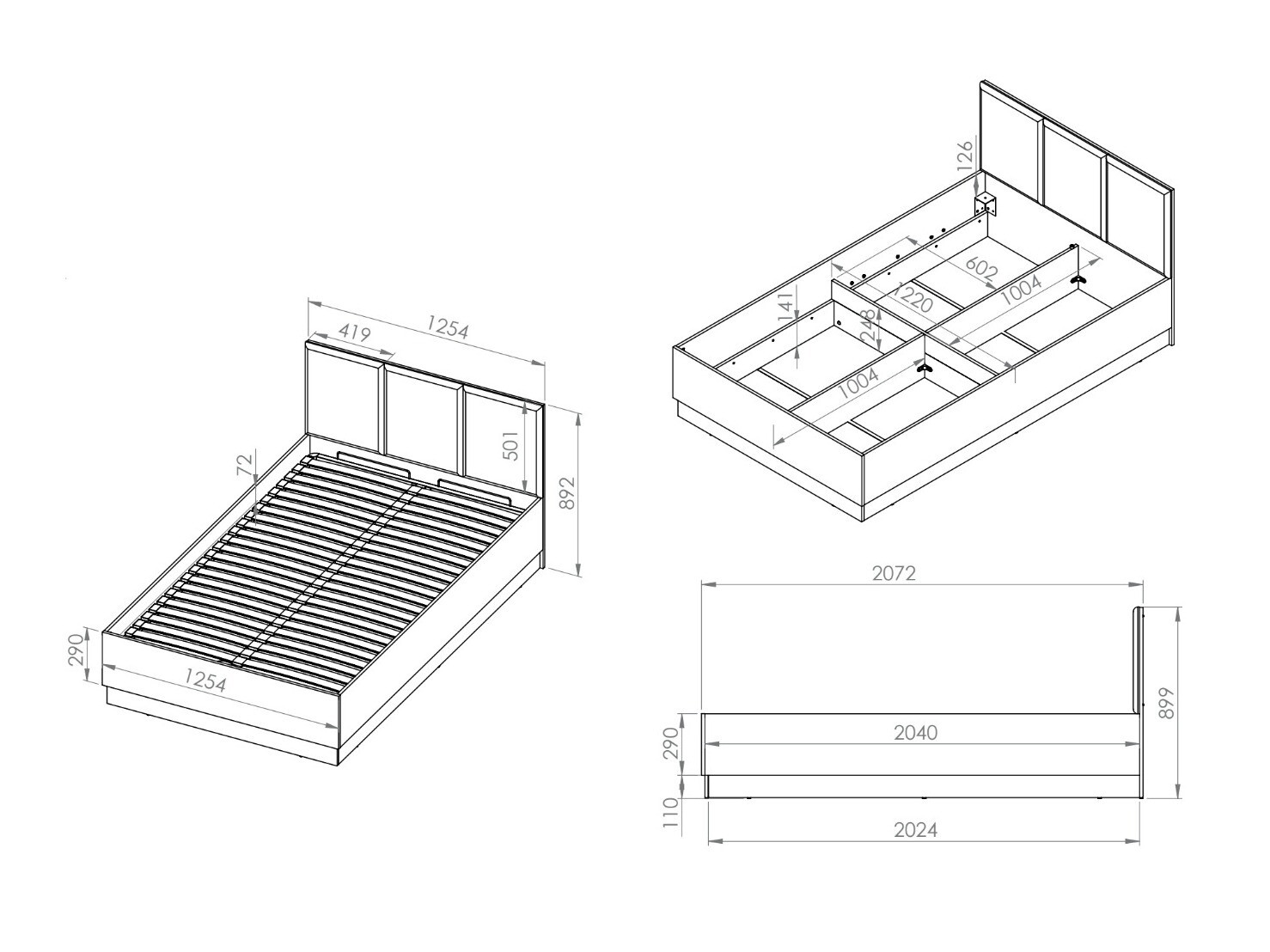 Кровать Orlviro 111