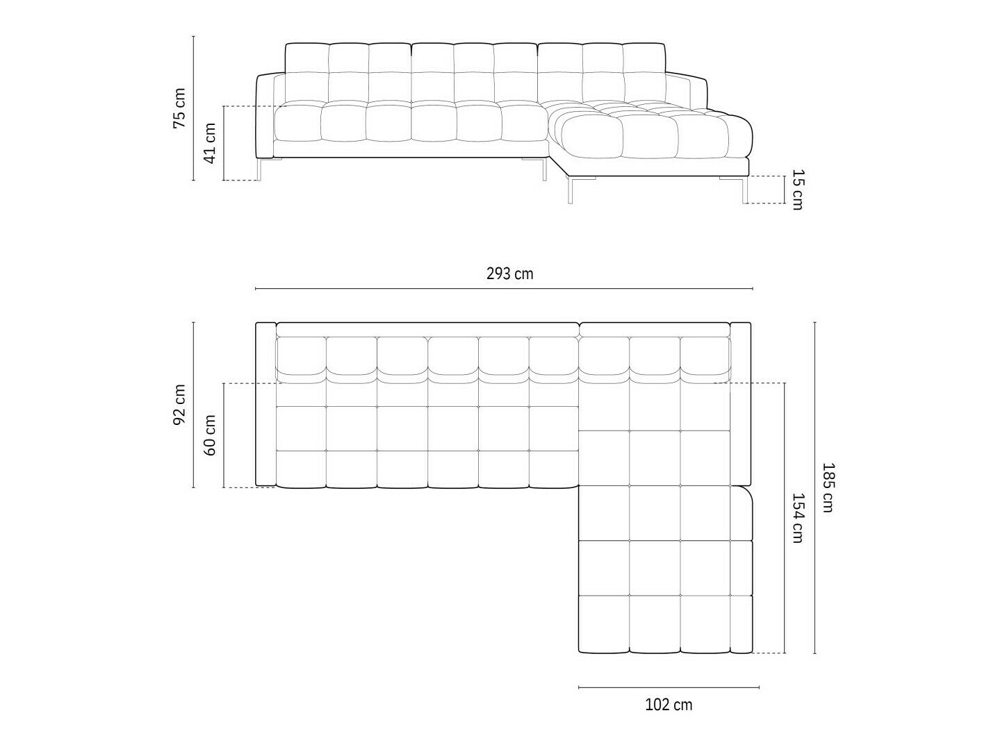 Угловой диван Lormelo 103 (Правый)