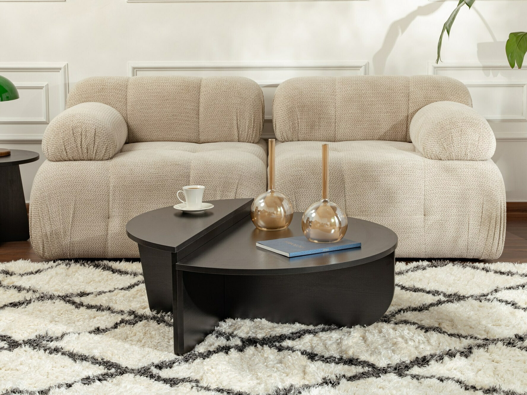 Комплект журнальных столиков Novato 100 (Чёрный)