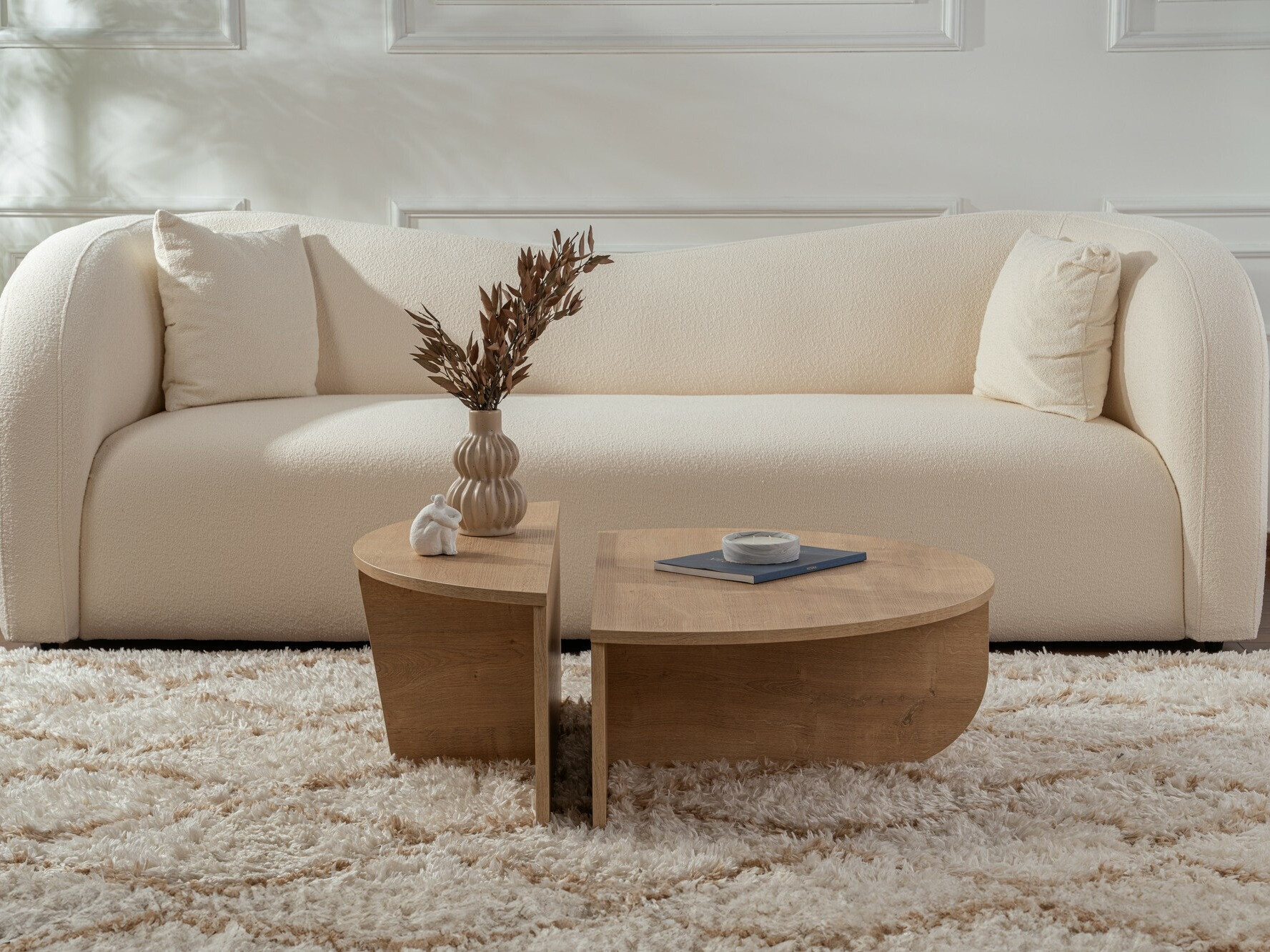 Комплект журнальных столиков Novato 100 (Медовый дуб)