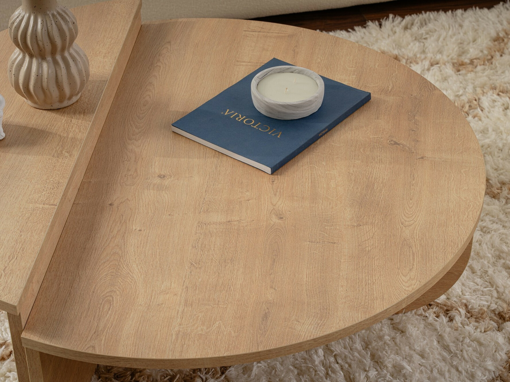 Комплект журнальных столиков Novato 100 (Медовый дуб)