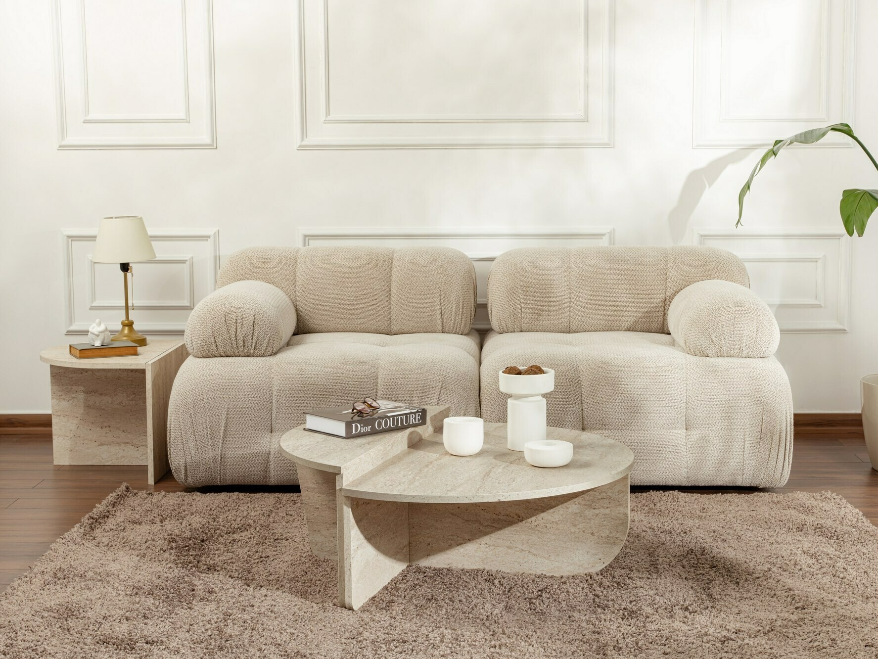 Комплект журнальных столиков Novato 100 (Светло-коричневый)