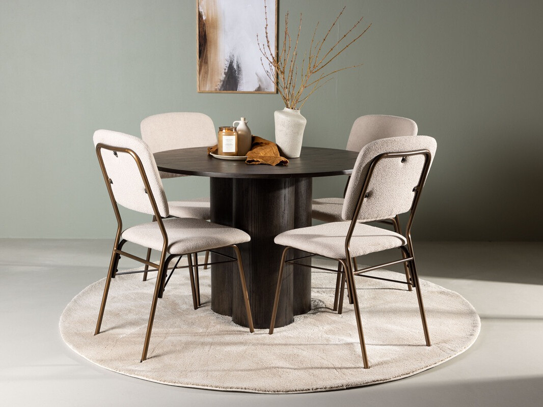 Обеденный гарнитур Dallas 4606 (Темный орех)