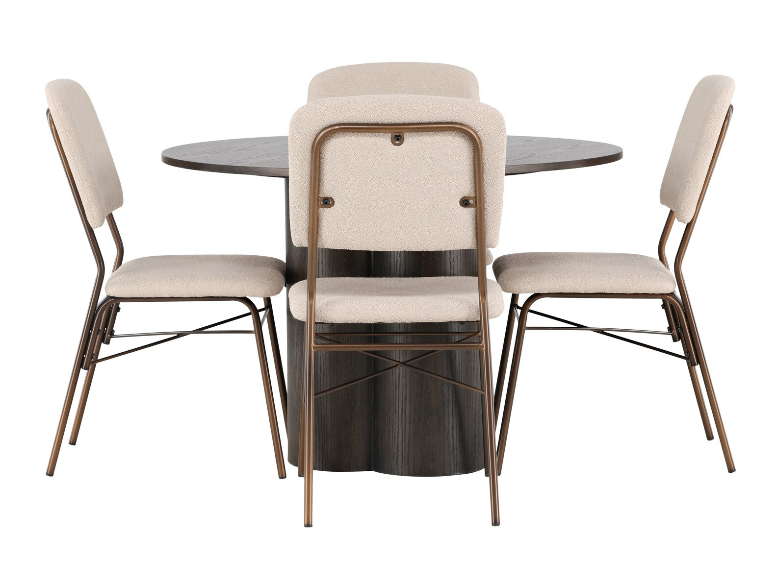 Обеденный гарнитур Dallas 4606 (Темный орех)